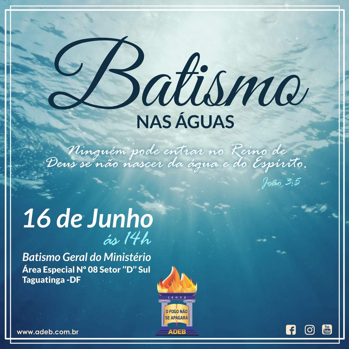 Batismo nas Águas - 2019